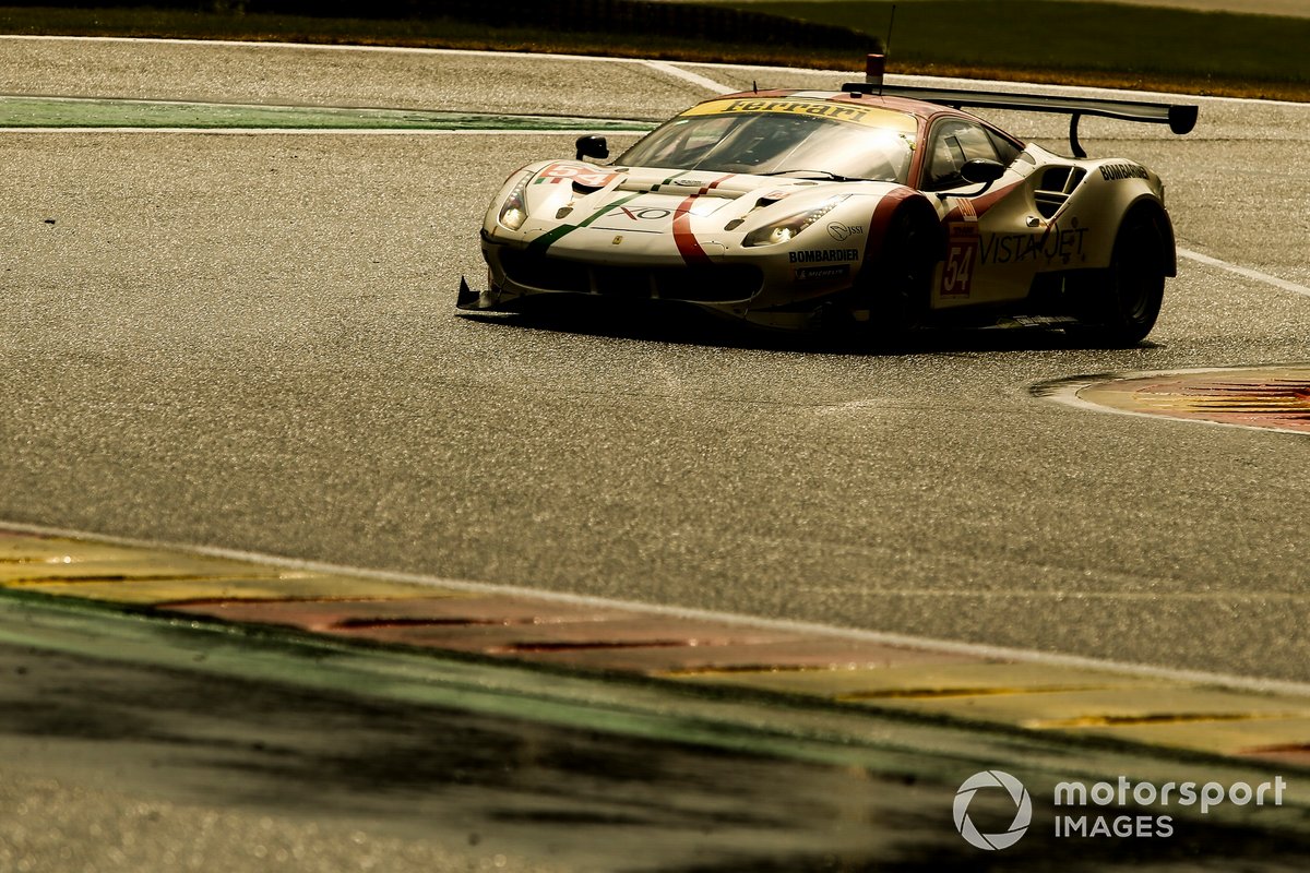 #54 AF Corse Ferrari 488 GTE EVO: Thomas Flohr, Francesco Castellacci, Giancarlo Fisichella