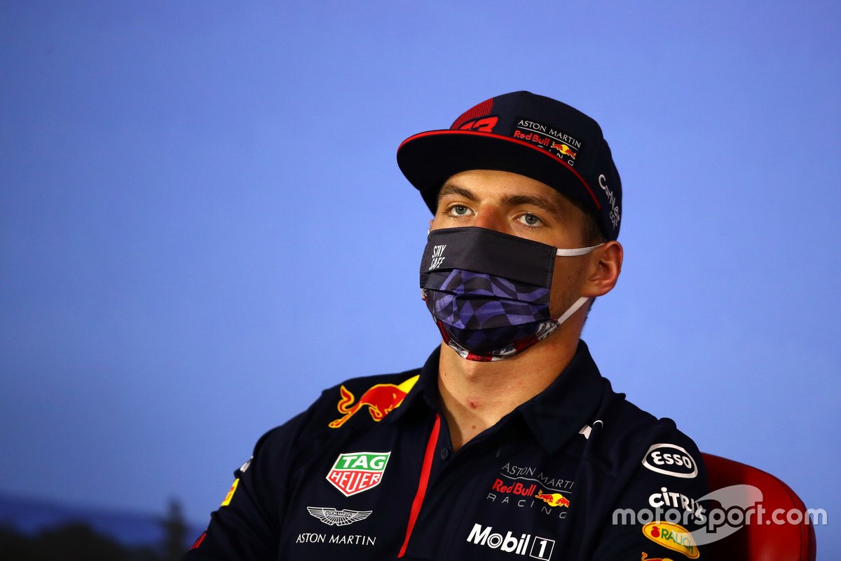 Max Verstappen, Red Bull Racing durante la conferenza stampa