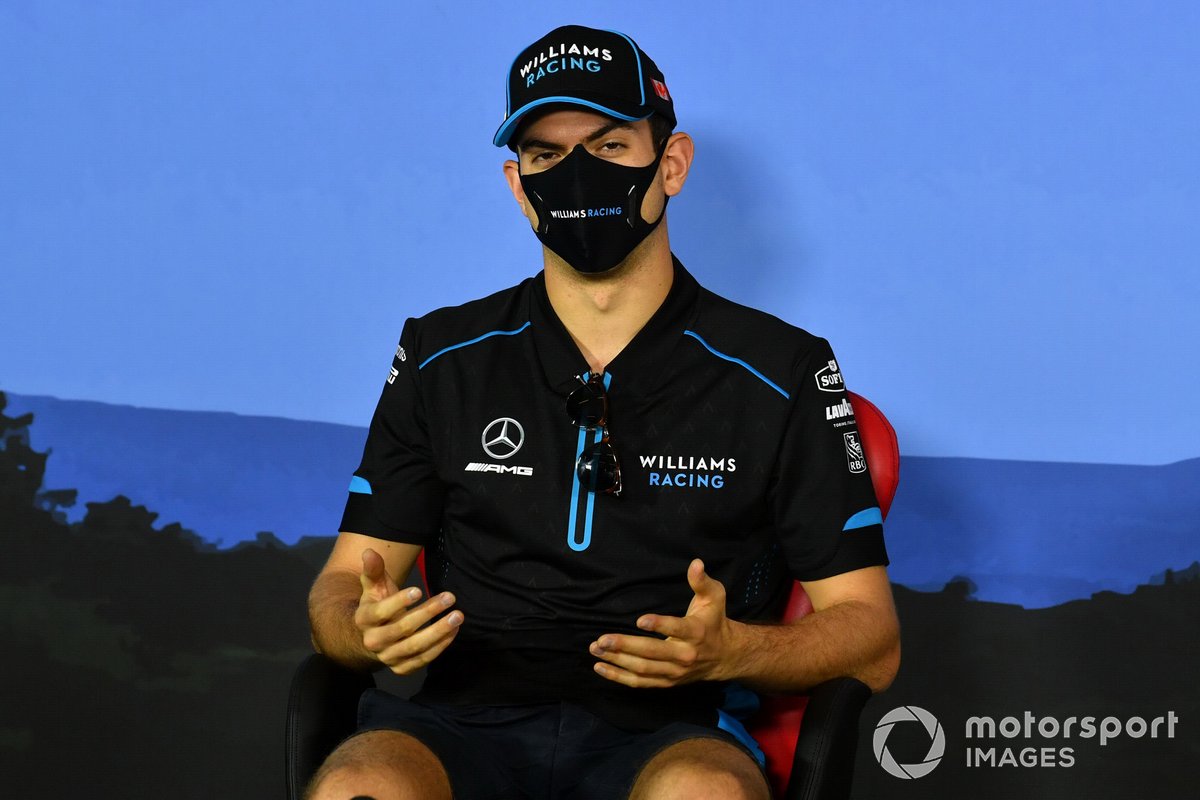 Nicholas Latifi, Williams, and George Russell, Williams