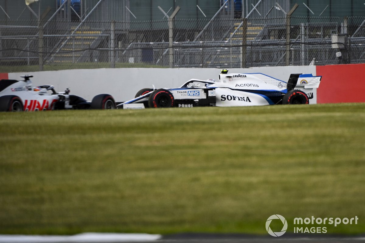 Nicholas Latifi, Williams FW43 spins