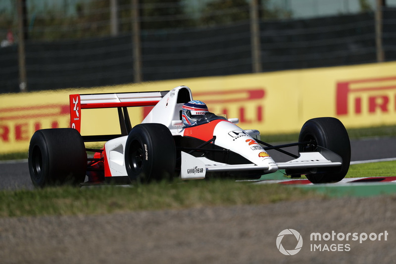 Такума Сато, McLaren Honda MP4-7A, демонстрационные заезды Legends F1 30th Anniversary