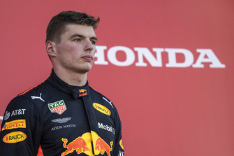 Max Verstappen, Red Bull Racing sur le podium