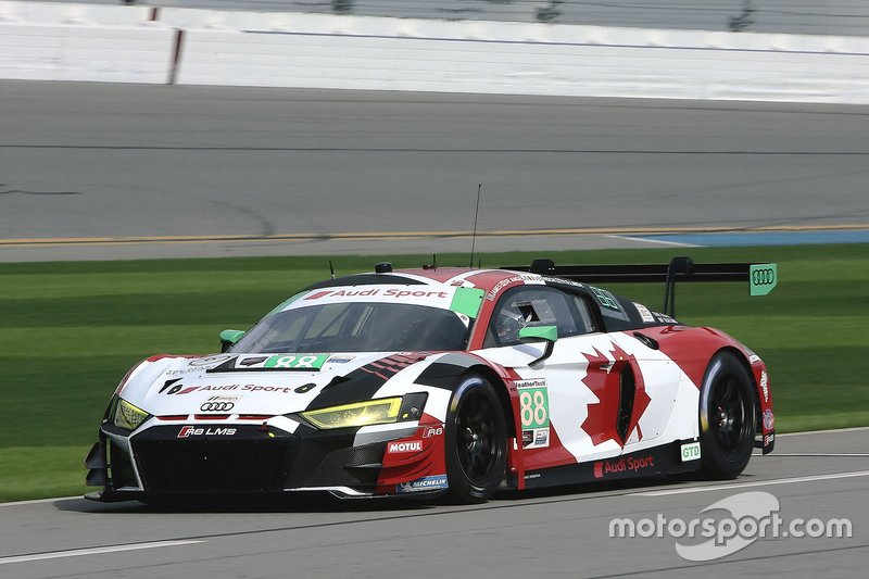 #88 WRT Speedstar Audi Sport Audi R8 LMS GT3, GTD: Frederic Vervisch, Kelvin van der Linde, Ian James, Roman DeAngelis