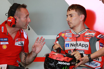 Jorge Lorenzo, Ducati Team, mit Cristian Gabbarini