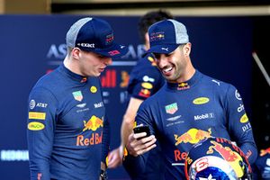 Max Verstappen, Red Bull Racing e Daniel Ricciardo, Red Bull Racing