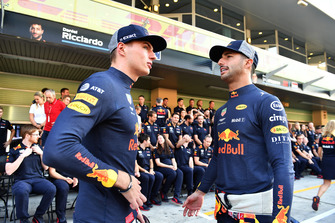 Max Verstappen, Red Bull Racing en Daniel Ricciardo, Red Bull Racing