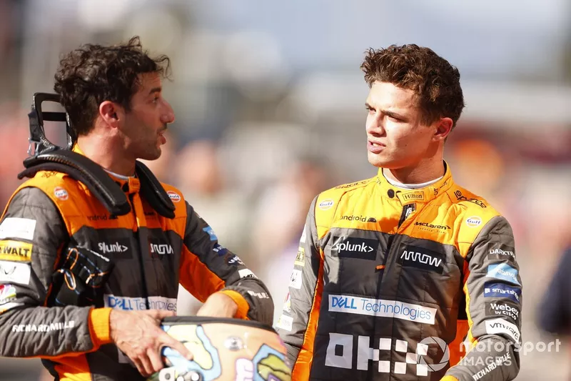 Daniel Ricciardo, McLaren, Lando Norris, McLaren