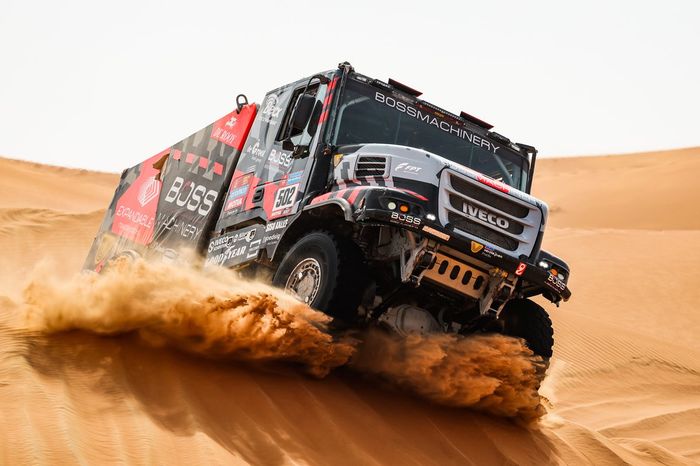 #502 Boss Machinery Team De Rooy Iveco: Janus van Kasteren, Darek Rodewald, Marcel Snijders