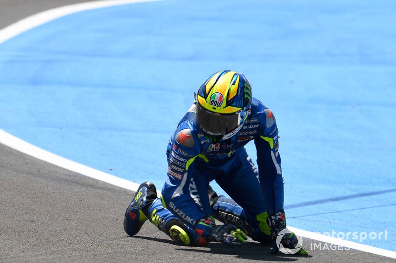 Joan Mir, Team Suzuki MotoGP crash