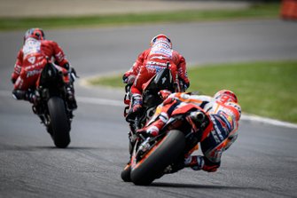 Danilo Petrucci, Ducati Team, Andrea Dovizioso, Ducati Team, Marc Marquez, Repsol Honda Team