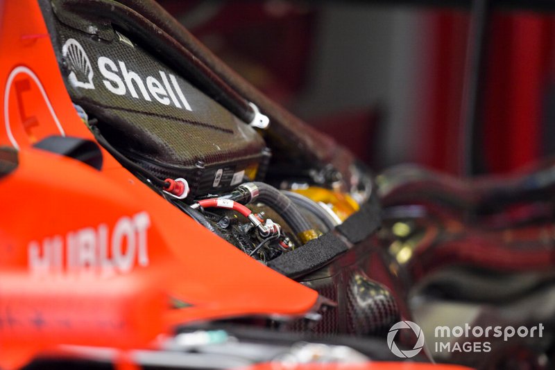 Internal details of the Ferrari SF90