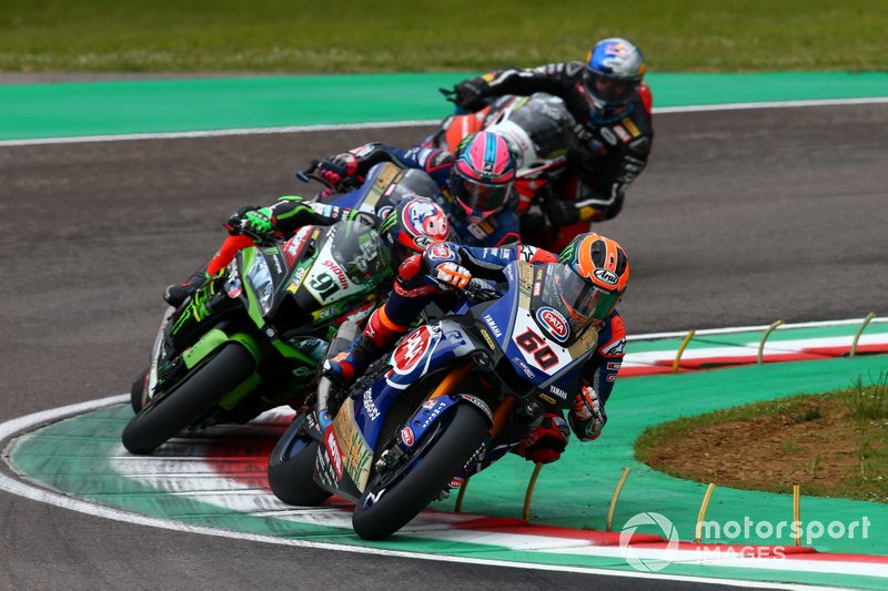 Michael van der Mark, Leon Haslam, Alex Lowes et Toprak Razgatlioglu