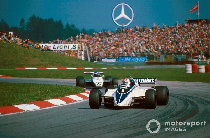 Нельсон Пике, Brabham BT50, и Кейо Росберг, Williams FW07