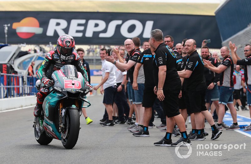 Polesitter Fabio Quartararo, Petronas Yamaha SRT