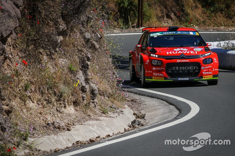 Jose Maria Lopez, Borja Rozada, Citroen C3 R5, Rally Islas Canarias, FIA ERC