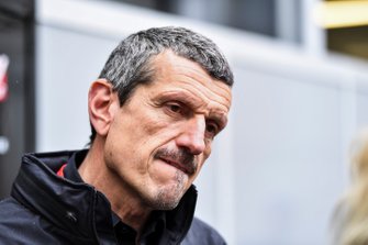 Guenther Steiner, Team Principal, Haas F1 speaks with the media