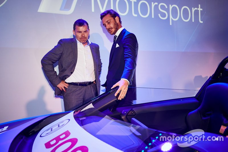 Unveil of the BMW i8 Roadster Safety Cars at “Yacht Club de Monaco" with Robert Irlinger, Pierre Casiraghi