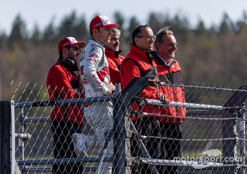 Mike Rockenfeller, Audi Sport Team Phoenix, Jamie Green, Audi Sport Team Rosberg, Dieter Gass, Head of DTM Audi Sport, Nicola Palarchi, Erich Baumgärtner