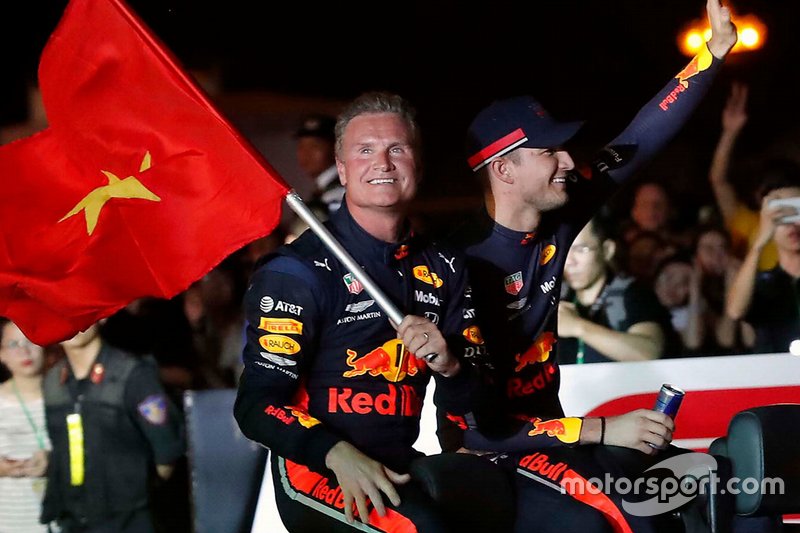 David Coulthard and Jake Dennis