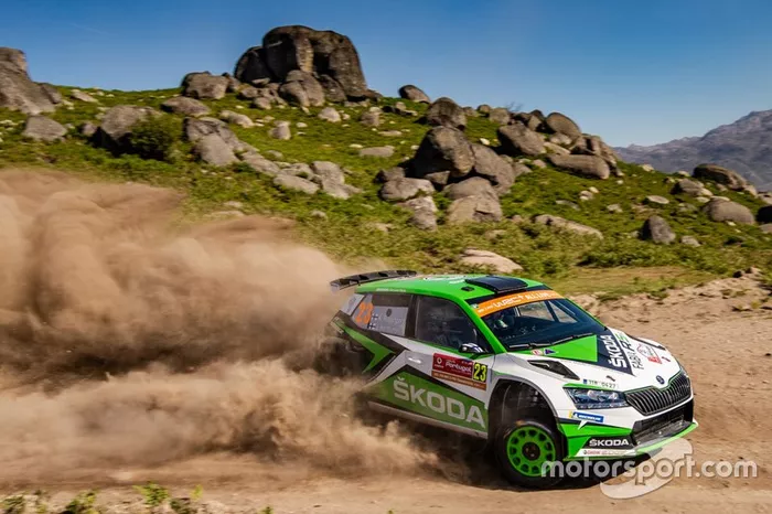 Kalle Rovanperä, Jonne Halttunen, koda Motorsport koda Fabia R5