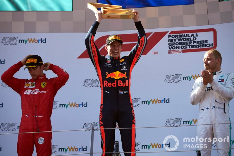 Max Verstappen, Red Bull Racing, comemora