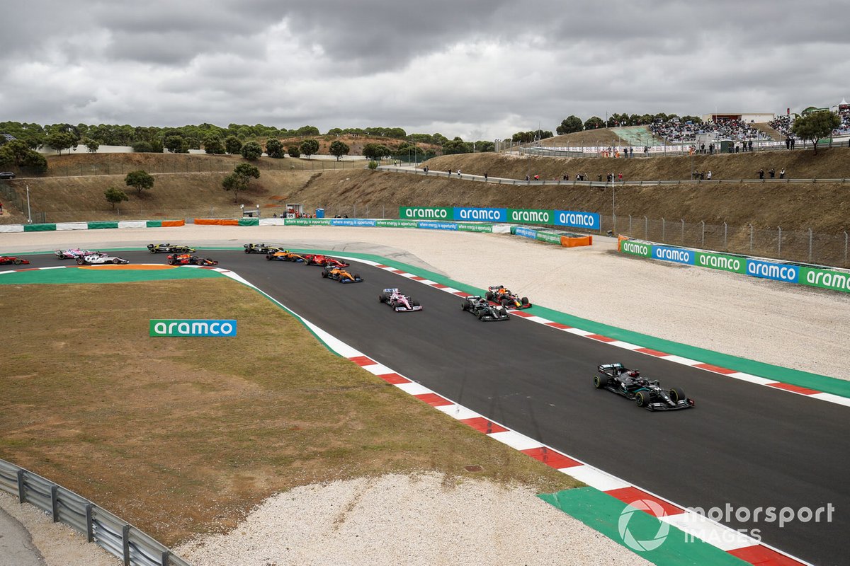 Lewis Hamilton, Mercedes F1 W11, Valtteri Bottas, Mercedes F1 W11, Max Verstappen, Red Bull Racing RB16, Sergio Pérez, Racing Point RP20