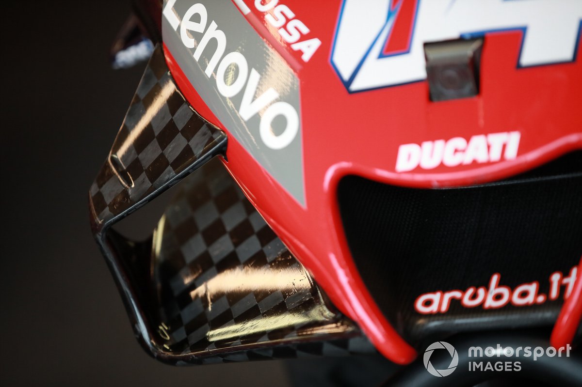 Dettaglio della moto di Andrea Dovizioso, Ducati Team