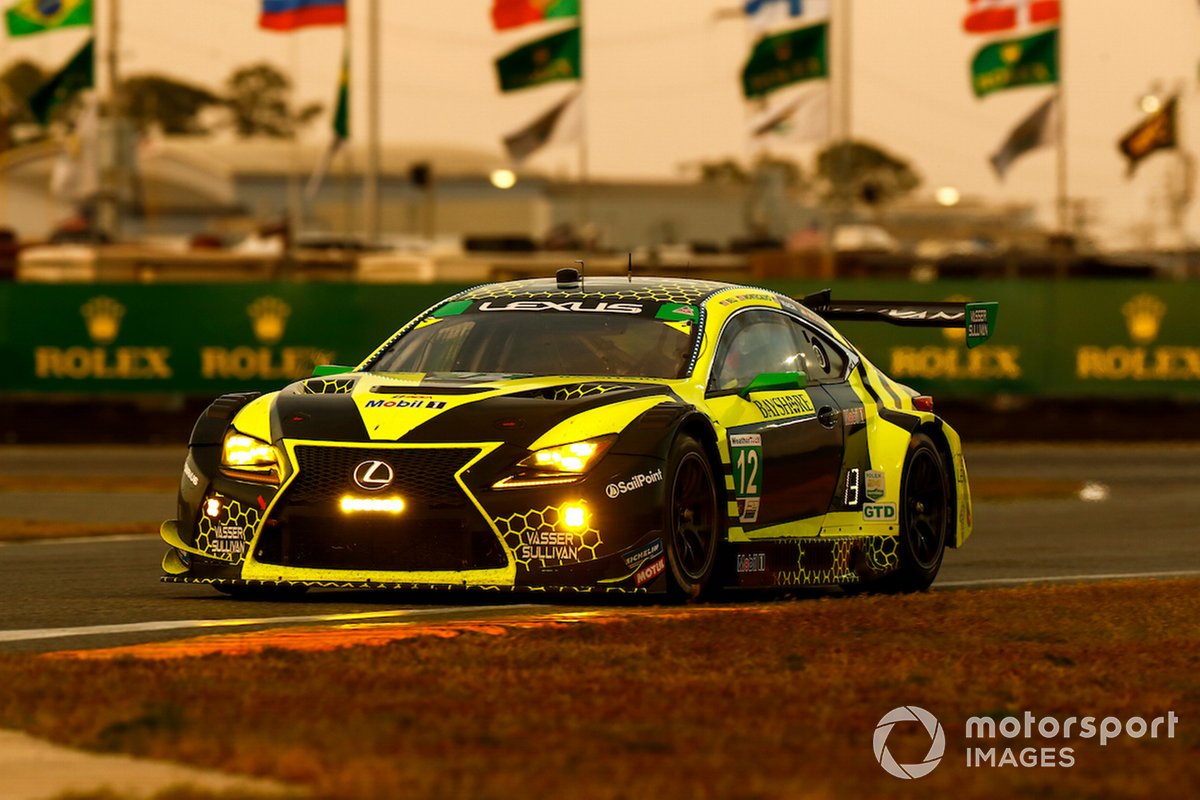 #12 VasserSullivan Lexus RC F GT3, GTD: Frankie Montecalvo, Robert Megennis, Townsend Bell, Zach Veach