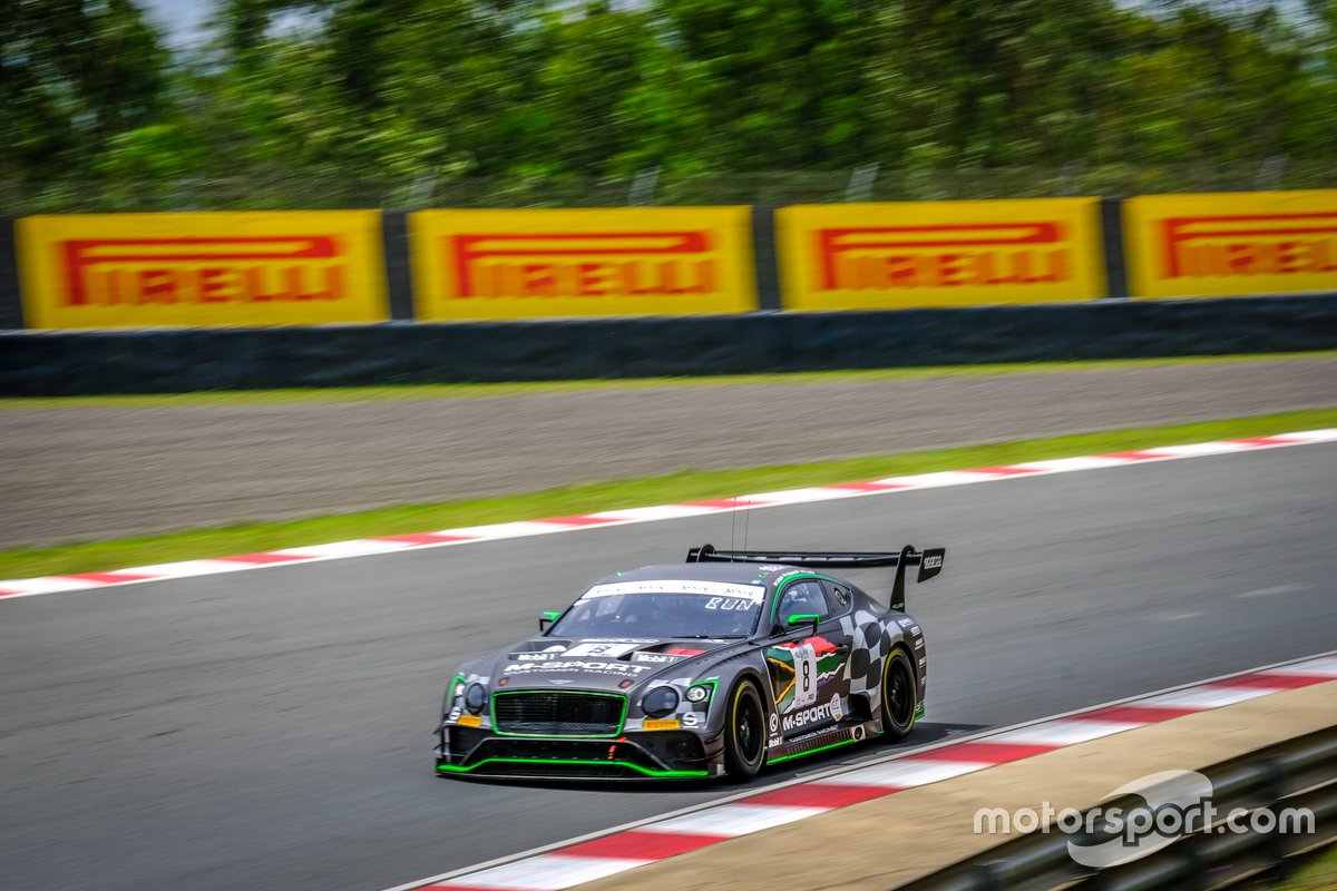 #8 Bentley Team M-Sport Bentley Continental GT3: Alex Buncombe, Seb Morris, Oliver Jarvis