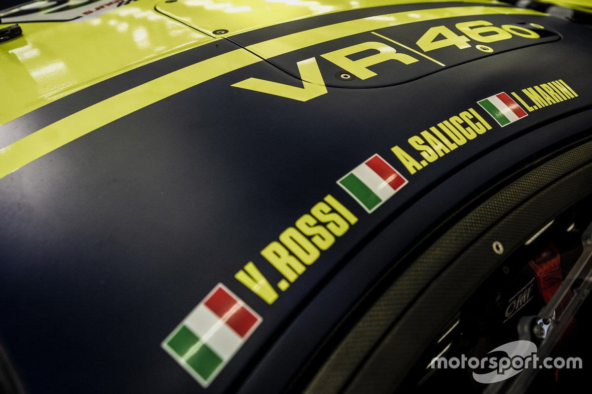 #46 Kessel Racing Monster VR46, Ferrari 488 GT3: Valentino Rossi, Alessio Salucci, Luca Marini