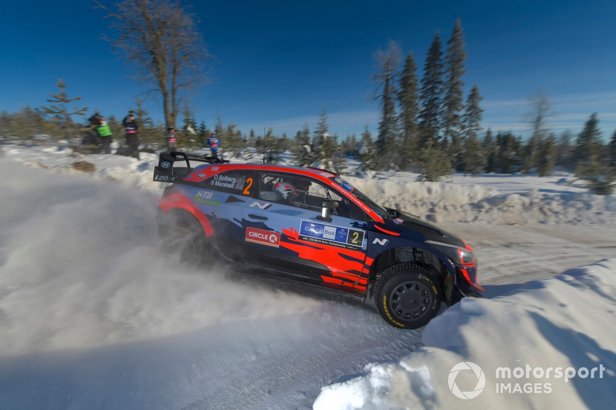 Oliver Solberg, Sebastian Marshall, Hyundai I20 Coupé WRC, Ártico 2021: 7º