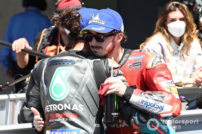 Francesco Bagnaia, Ducati Team, Franco Morbidelli, Petronas Yamaha SRT