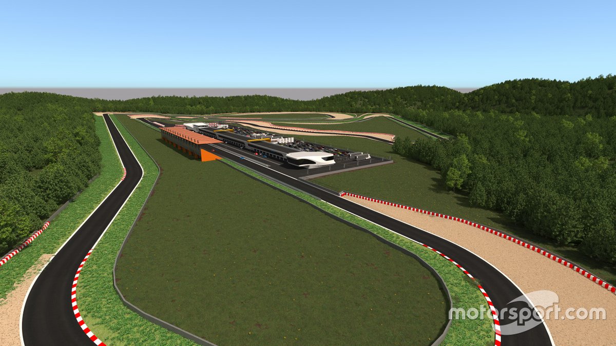 Bocetos del circuito de velocidad de Morata de Tajuña