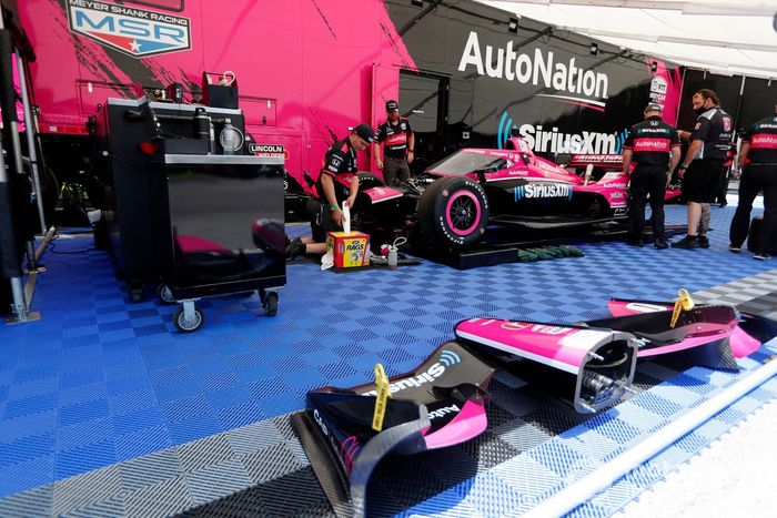 Jack Harvey, Meyer Shank Racing Honda paddock