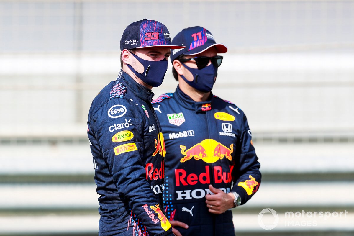 Max Verstappen, Red Bull Racing y Sergio Pérez, Red Bull Racing