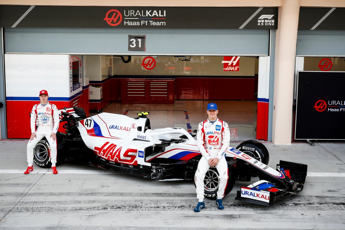 Nikita Mazepin, Haas F1 e Mick Schumacher, Haas F1