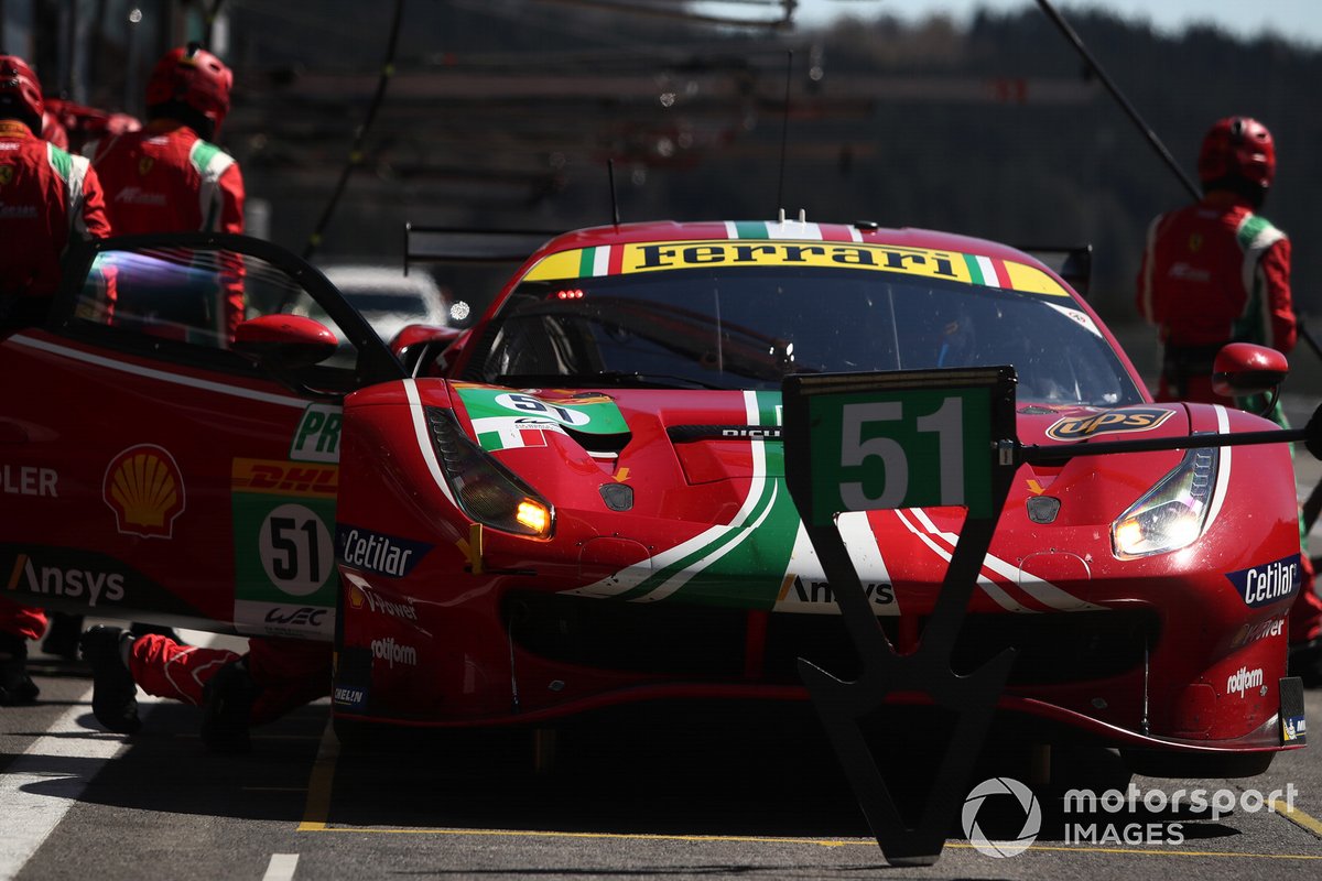#54 AF Corse Ferrari 488 GTE EVO: Thomas Flohr, Francesco Castellacci, Giancarlo Fisichella