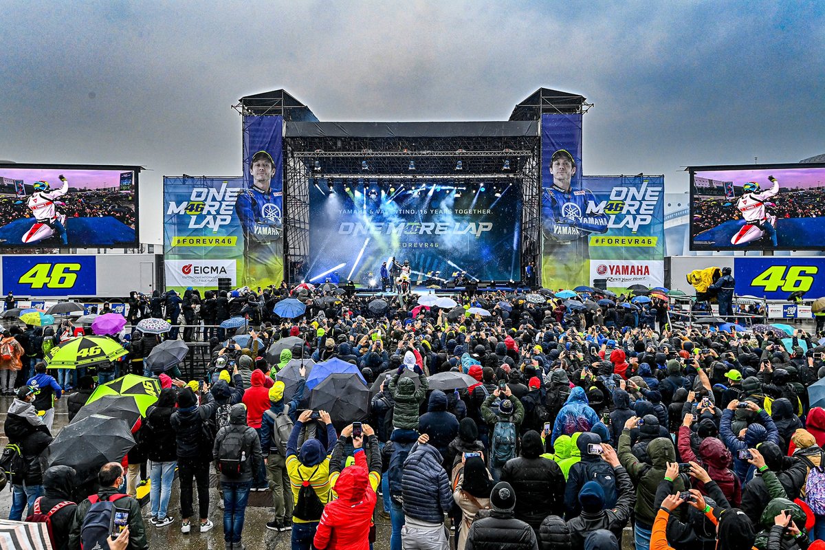 Evento de celebração a Rossi