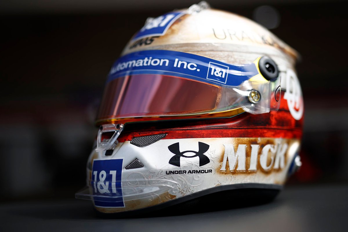 Casque de Mick Schumacher, Haas F1