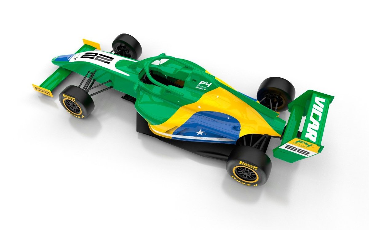 Carro da Fórmula 4 Brasil