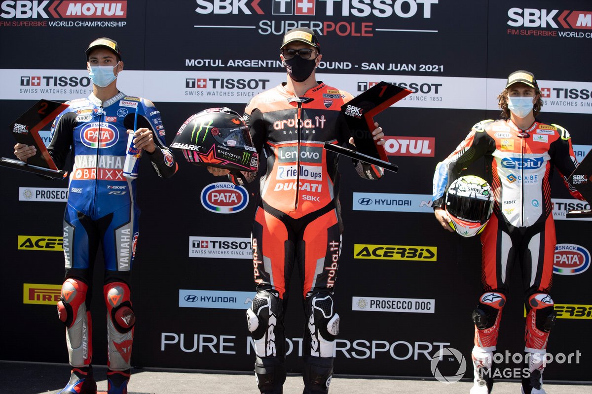 Toprak Razgatlioglu, PATA Yamaha WorldSBK Team, Scott Redding, Aruba.It Racing - Ducati, Axel Bassani, Motocorsa Racing, Superpole