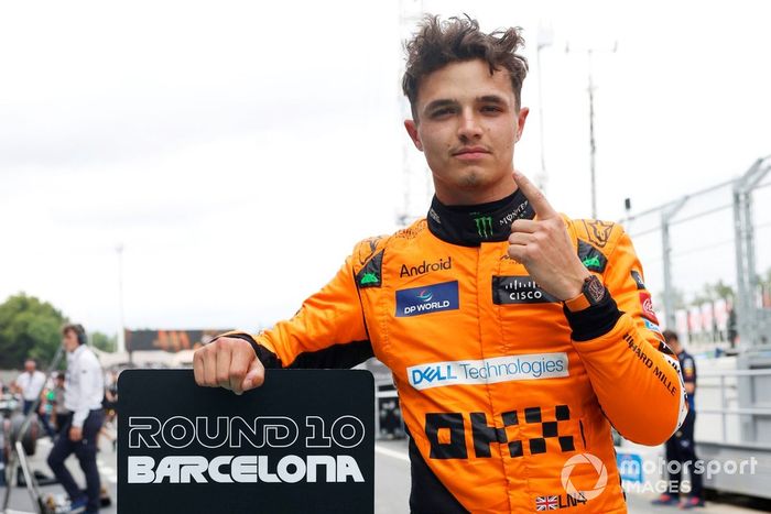Pole man Lando Norris, McLaren F1 Team