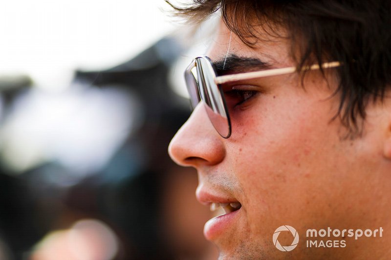 Lance Stroll, Racing Point habla con los medios de comunicación