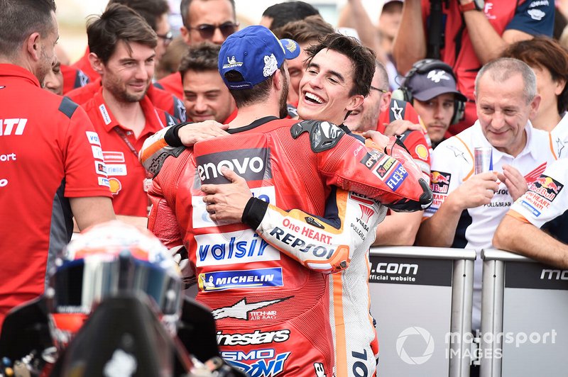 Marc Márquez et Andrea Dovizioso