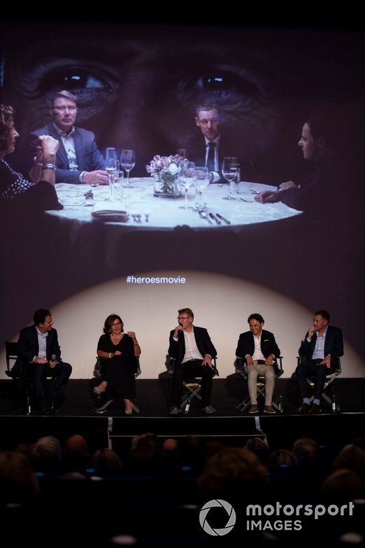 James Allen, Motorsport Network President, Michèle Mouton, Mika Hakkinen, Felipe Massa, Tom Kristensen
