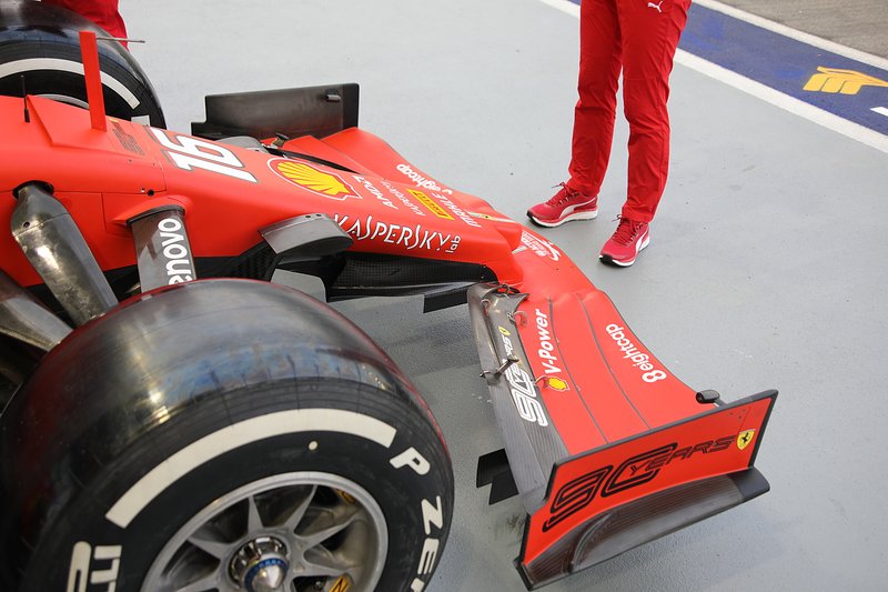 Alerón delantero del Ferrari SF90