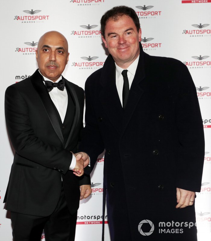 Motorsport Network President James Allen arrives