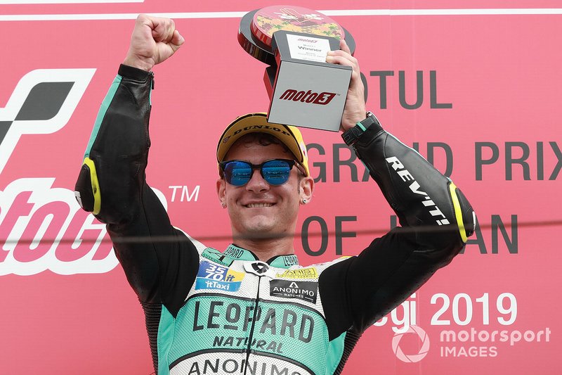 Il vincitore della gara Lorenzo Dalla Porta, Leopard Racing
