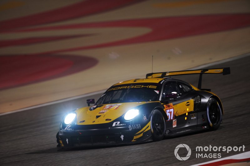 #57 Team Project 1 Porsche 911 RSR: Ben Keating, Larry ten Voorde, Jeroen Bleekemolen