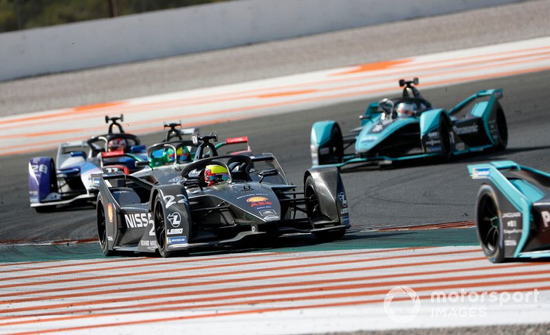Oliver Rowland, Nissan e.Dams, Nissan IMO2 Lucas Di Grassi, Audi Sport ABT Schaeffler, Audi e-tron FE06, Maximilian Gunther, BMW I Andretti Motorsports, BMW iFE.20